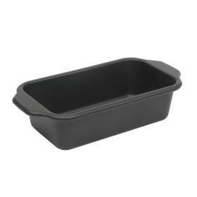 Oster Teston Platinum Collection 9 Inch Nonstick Carbon Steel Loaf Pan in Matte Black