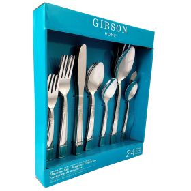 Gibson Home Sefton 24 Piece Flatware Set