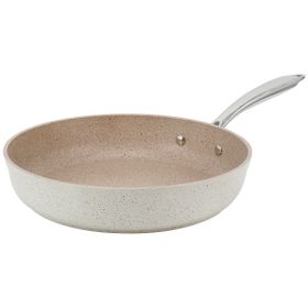 Korkmaz Granita 10 Inch Nonstick Tava and Frypan in Tan