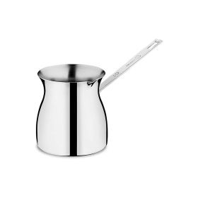 Korkmaz Terra 8 Ounce Stainless Steel Turkish Coffee Pot in Silver