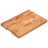 Chopping Board 19.7"x13.8"x1.6" Solid Acacia Wood