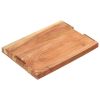 Chopping Board 19.7"x13.8"x1.6" Solid Acacia Wood