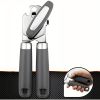 Can Opener, 4-in-1 Can Opener, Bottle Opener, Multi-functional Stainless Steel Canning Knife, Suitable For Home Use