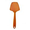 Non-stick filter big slotted spoon; nylon plastic environmental protection big slotted spatula spatula; scoop scoop water separa